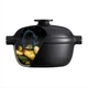 Кастрюля с крышкой Emile Henry Delight 4 л черная (776640) - изображение 7