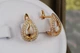 Серьги Xuping Jewelry чистая энергия 1.4 см золотистые - изображение 2