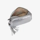 Сумка женская кожаная на плечо кросс-боди маленькая Regina Notte Сrossbody 3106 Серебристый - изображение 4