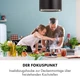 Кухонна витяжка острівна Klarstein Barett Island Inselabzugshaube Чорна - изображение 2