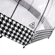 Жіноча прозора парасолька-тростина Fulton Birdcage-2 L042 Houndstooth Border (Гусяча лапка) - зображення 7