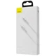 Кабель Baseus Cafule Metal Type-C to Type-C 100W (2m) white - изображение 2