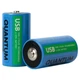 Акумулятори літій-іонні Quantum USB Li-ion D 1.5V, 5200mAh plastic case, 2шт/уп - зображення 1