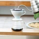 Пуровер воронка v60 02 Hario для приготовления фильтр кофе, с многоразовым фильтром, керамика, Белый, 400 мл - изображение 5