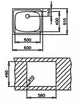 Кухонна мийка TEKA UNIVERSAL 465.465 1B мікродекор PA130M1402/30000046/40109614 - зображення 2