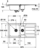 Кухонна мийка GROHE Sink K500 31572SD0 зі змішувачем Eurostyle Cosmopolitan 31482003 - зображення 6