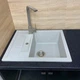 Кухонная мойка ADAMANT Fortis 610х495x200 Светло-серый-09 с сифоном Nova - изображение 6