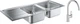 Кухонна мийка GROHE Sink K500 31588SD0 зі змішувачем BauLoop 31368001 - зображення 1