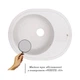 Кухонная мойка Lidz 620x500/200 WHI-01 (LIDZWHI01625500200) - изображение 2