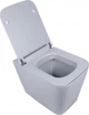 Унитаз напольный NEWARC Aqua 9427GR-M с сиденьем Soft Close дюропласт серый матовый - изображение 7