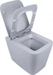 Унитаз напольный NEWARC Aqua 9427GR-M с сиденьем Soft Close дюропласт серый матовый - изображение 8