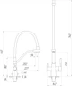 Смеситель-кран кухонный с подключением к фильтру GLOBUS LUX Lazer GLLR-0700-L-00-01 - изображение 6