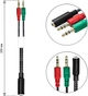 Переходник XoKo AC-007 4pin 3.5 мм F - 2 x 3pin 3.5 мм (XOKO AC-007) - изображение 3