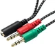 Переходник XoKo AC-007 4pin 3.5 мм F - 2 x 3pin 3.5 мм (XOKO AC-007) - изображение 4