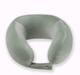 Ортопедическая дорожная подушка-бублик под шею Travel Pillow от Correct Shape, чехол велюр, цвет Салатовый, 28х27,5х14 см - изображение 1
