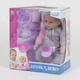 Детский многофункциональный пупс WarmBaby "Lovely baby" 8040-445 B 8 функций, с аксессуарами, высотой 42 см - изображение 1