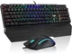 Механическая комбинированная клавиатура и мышь RGB Havit HV-KB389L (немецкая раскладка) - изображение 1
