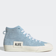 Sneakersy damskie zamszowe wysokie adidas Originals Nizza Hi Alife GW5325 38 (5UK) 23.5 cm Niebieskie (4065424419759) - obraz 1