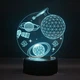 3D світильник з пультом та акумулятором 3D Lamp Космос (LP-17880) - зображення 1