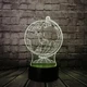 3D світильник з пультом та акумулятором 3D Lamp Глобус (LP-17765) - зображення 5