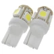 Лампочка автомобільна T10 5-SMD LED W5W - білий - зображення 3