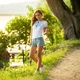 Футболка вишиванка MEREZHKA біла із синім "Гуцулка" розмір 2XL - зображення 7