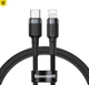 Кабель Baseus Cafule Type-C - Lightning PD 1м CATLKLF-G1 Black-Grey (Cafule_C-L) - зображення 1