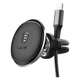 Автодержатель в авто для мобильных магнитный на дефлектор Air Vent Car Mount Gold с клипсой для кабеля, Baseus (SUGX-A0V) - изображение 2
