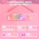 Комплект игровой клавиатура / мышь Gaming Combo 2in1 ONIKUMA G26 + CW916 (Keyboard ENG раскладка/Mouse) pink - изображение 2