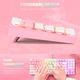 Набір Gaming Combo 2-in1 ONIKUMA G26, CW916, Keyboard ENG розкладка, Mouse, white-pink - зображення 5