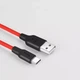 Кабель Hoco X21 Silicone USB to Type-C 1 m black/red - зображення 4