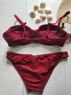 Купальник женский раздельный c чашкой бандо PUSH UP Marc&Аndre L1920-Y-992 38В бордовый - изображение 2