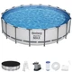 Бассейн каркасный 11 в 1 Bestway 549x122 см 23602 л, 56462 - изображение 3