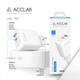 Зарядний пристрій AccLab AL-TC220 (1xUSB, 1xType-C) White (1283126556494) - зображення 3