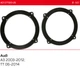 Проставки под динамики 165 мм / 6.5" ACV 271320-26 для Audi A3, TT - изображение 2