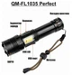 Ліхтар Quantum QM-FL1035 Perfect 5WLED zoom + 3WCOB, Type-C, Power Bank - изображение 2
