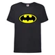 Футболка детская Марвел (Marvel & DC) черная (batman-black) 104 см - изображение 1