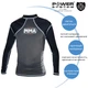 Мужской рашгард для MMA Power System 010 Combat S Grey/Black - изображение 2