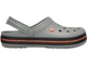 Унісекс крокси Crocs Crocband Light Grey/Navy M6-W8 38-39р. (23,8 см) Сірі - зображення 1