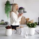 Емкость для хранения МВМ MY HOME 700 мл Белая (KP-15 M WHITE/WOOD) - изображение 8