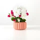 Ваза для квітів MVM MY HOME декоративна 7.5 см Коралова (DH-FLOWERS-08 CORAL) - зображення 2