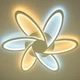 Люстра світлодіодна стельова LUMINARIA LORENA DOUBLE 90W 6F 710/60 APP WHITE 220V IP20, LED світильник з пультом ДУ - зображення 3