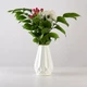 Ваза для цветов MVM MY HOME декоративная 20.5 см Белая (DH-FLOWERS-07 WHITE) - изображение 3
