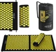 Коврик акупунктурный с валиком 4FIZJO Classic Mat XL Аппликатор Кузнецова Black/Yellow (4FJ0087) - изображение 1