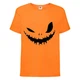 Футболка дитяча Хеллоуїн (Halloween) помаранчева (halloween-08-orange) 140 см - зображення 1