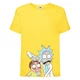 Футболка Рик и Морти 1 (Rick and Morty) желтая 164 см - изображение 1