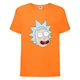 Футболка Рик и Морти (Rick and Morty) оранжевая 128 см - изображение 1