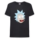 Футболка Рік і Морті (Rick and Morty) чорна 116 см - зображення 1