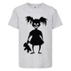 Футболка дитяча Хеллоуїн (Halloween), сіра (halloween-07-gray) 164 см - зображення 1