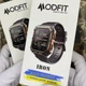 Чоловічий розумний годинник Modfit Iron Black-Orange чорний з помаранчевим - зображення 3